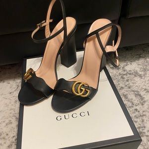 Gucci Leather Sandals Size 38